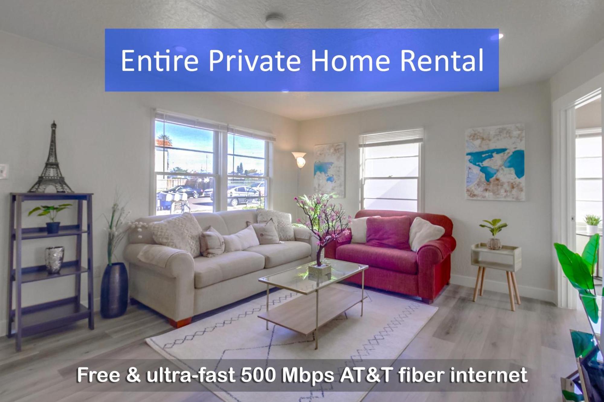 Entire Lovely 3-Bedroom Home W Yard, Parking Τσούλα Βίστα Εξωτερικό φωτογραφία